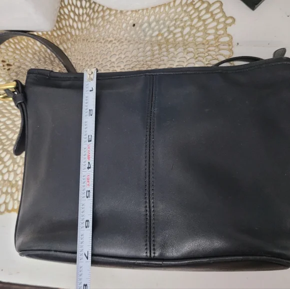 Coach Black Leather Worth Bag 4143 - Picture 7 of 11
